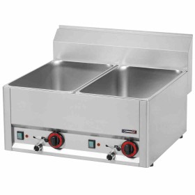 CASSELIN - Double bain-marie GN 1/1 avec vannes de vidange