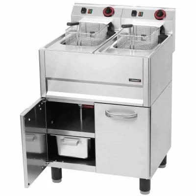 CASSELIN - Friteuse électrique 2 x 8 litres avec soubassement