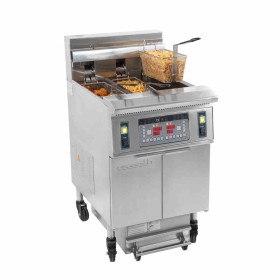 CASSELIN - Friteuse électrique avec filtration 12 + 22 litres 8,5 + 17 kW