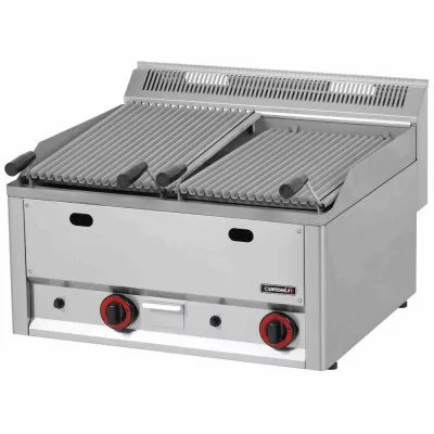 CASSELIN - Grill pierre de lave double L. 658 mm