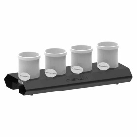 CASSELIN - Support à sauces 4 pots porcelaine 1,25 L