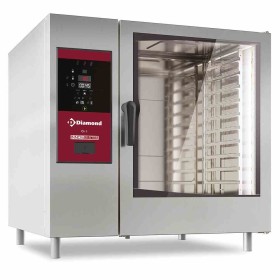 DIAMOND - Four électrique vapeur directe et convection 10x GN2/1 + Cleaning