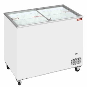 DIAMOND - Déclassé - Congélateur coffre avec couvercles coulissants 300 L