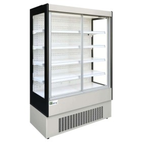 AFI - Vitrine murale froid positlf ventilé 2 portes battantes 1300 mm