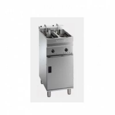 VALENTINE - Friteuse électrique sur coffre  - 2 x 7/8 L - 14.4 kW professionnelle