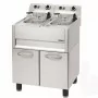 CASSELIN - Friteuse électrique sur pieds professionnelle - 2X13 litres