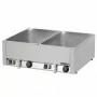 CASSELIN - Double bain-marie GN 1/1 avec 2 robinets de vidange