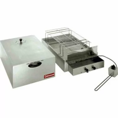 DIAMOND - Fumoir électrique pour aliments, 2 niveaux de cuisson