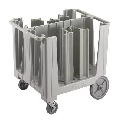 CAMBRO - Chariot ajustable à assiettes Série S gris moucheté