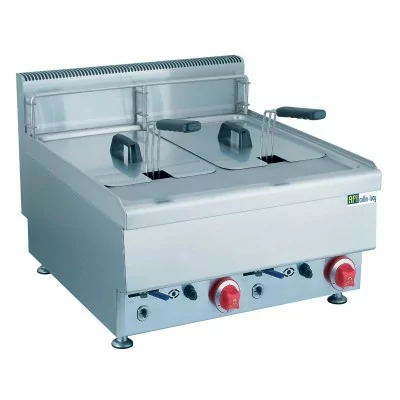 AFI - Friteuse électrique à poser, capacité 2 x 12,5 L professionnelle