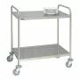 CASSELIN - Chariot de service en inox, 2 plateaux