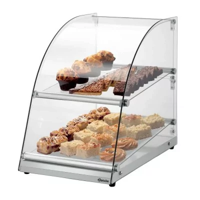 BARTSCHER - Vitrine buffet neutre courbée 70 litres