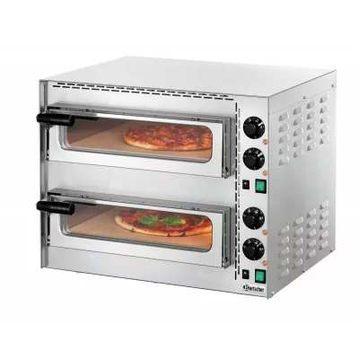 BARTSCHER - Four pizza Mini Plus, 2 chambres/2 pizzas Ø 35 cm