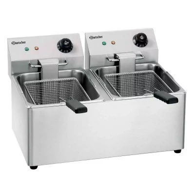 BARTSCHER - Friteuse électrique de table, 2 cuves 8 L, SNACK IV