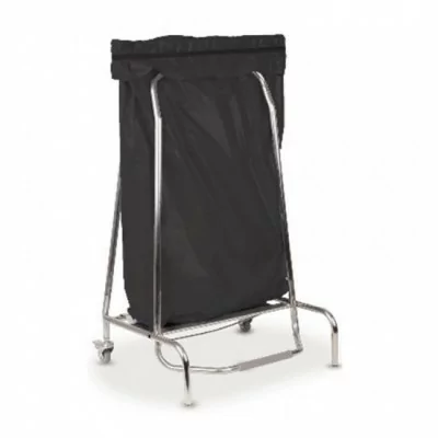 CASSELIN - Porte sac poubelle inox, 110 L