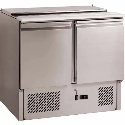 L2G - Saladette inox couvercle télescopique