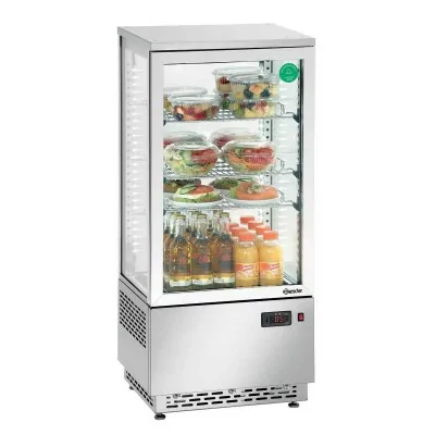 BARTSCHER - Mini vitrine réfrigérée A2CH en inox, 78 L