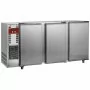 DIAMOND - Refroidisseur de bouteilles inox 3 portes pleines, 579 L