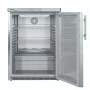 LIEBHERR - Armoire à boisson inox porte vitrée 141 L