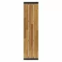 BOLERO - Bancs industriels en acier et acacia, 160 cm (lot de 2)