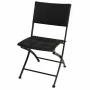 BOLERO - Chaises pliantes en rotin PE (lot de 2)