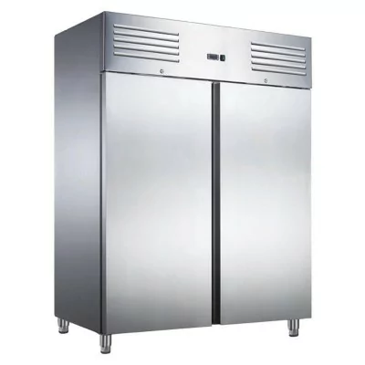 FURNOTEL - Armoire froide négative inox 1400 L, 2 portes pleines