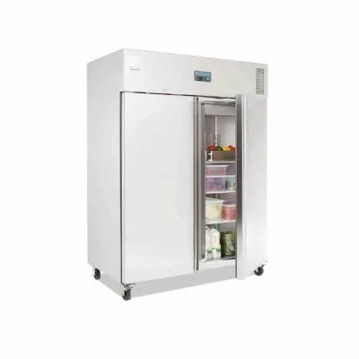 POLAR - Armoire réfrigérée inox 1300 L, 2 portes GN 2/1 - Série U