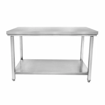 CUISTANCE - Table inox centrale P. 600 mm L. 1400 mm