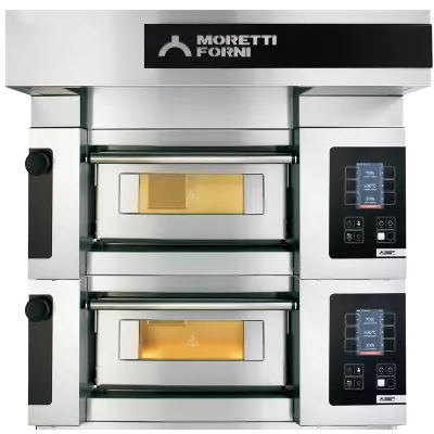 MORETTI FORNI - Four à pizza à sole Série S 2 chambres 2x2 pizzas Ø 35 cm ou 2 plaques