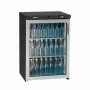 GAMKO - Arrière bar réfrigéré inox 150 L 1 porte vitrée charnières gauche