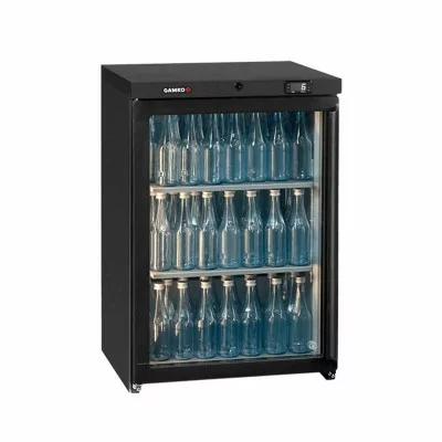 GAMKO - Arrière bar réfrigéré 140 L 1 porte vitrée charnières gauche