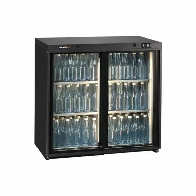 GAMKO - Arrière bar réfrigéré 2 portes coulissantes vitrées 250 L modèle bas