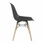 BOLERO - Chaise moulée PP avec structure métallique Arlo grise (lot de 2)