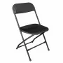 BOLERO - Chaises pliantes noires (lot de 10)