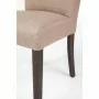 BOLERO - Chaise contemporaine en toile de jute écrue lot de 2