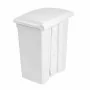 JANTEX - Poubelle de cuisine à pédale blanche 65L