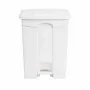 JANTEX - Poubelle de cuisine à pédale blanche 65L