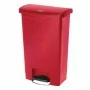 RUBBERMAID - Poubelle à pédale frontale Slim Jim rouge 50L