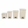 RUBBERMAID - Conteneur à pédale Step-On beige 87L