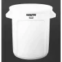 RUBBERMAID - Collecteur Brute blanc 37,9L