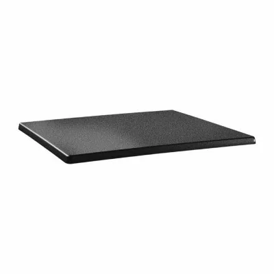 TOPALIT - Plateau de table rectangulaire Classic Line 120x80cm anthracite