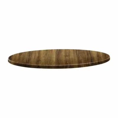 TOPALIT - Plateau de table rond Classic Line 60cm atacama cherry