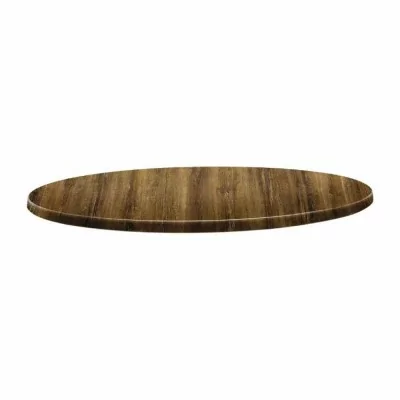 TOPALIT - Plateau de table rond Classic Line 80cm atacama cherry