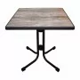 GASTRONOBLE - Table de patio pliante Limburg Vintage 70 x 70 cm