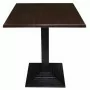 BOLERO - Plateau de table carré marron foncé 700mm