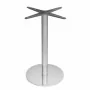 BOLERO - Pied de table rond en acier inoxydable 