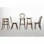 FAMEG - Chaises bistrot en bois courbé finition noyer (lot de 2)