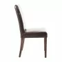 BOLERO - Chaises en simili cuir marron foncé (lot de 2)