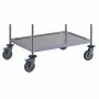 TOURNUS - Chariot de service 2 plateaux 800x530mm