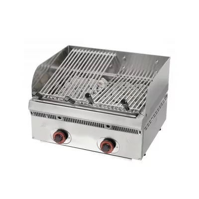 SOFRACA - Wood steak grill gaz inclinable 600 mm